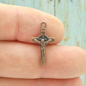 St Benedict Crucifix Pendants for Jewelry Making
