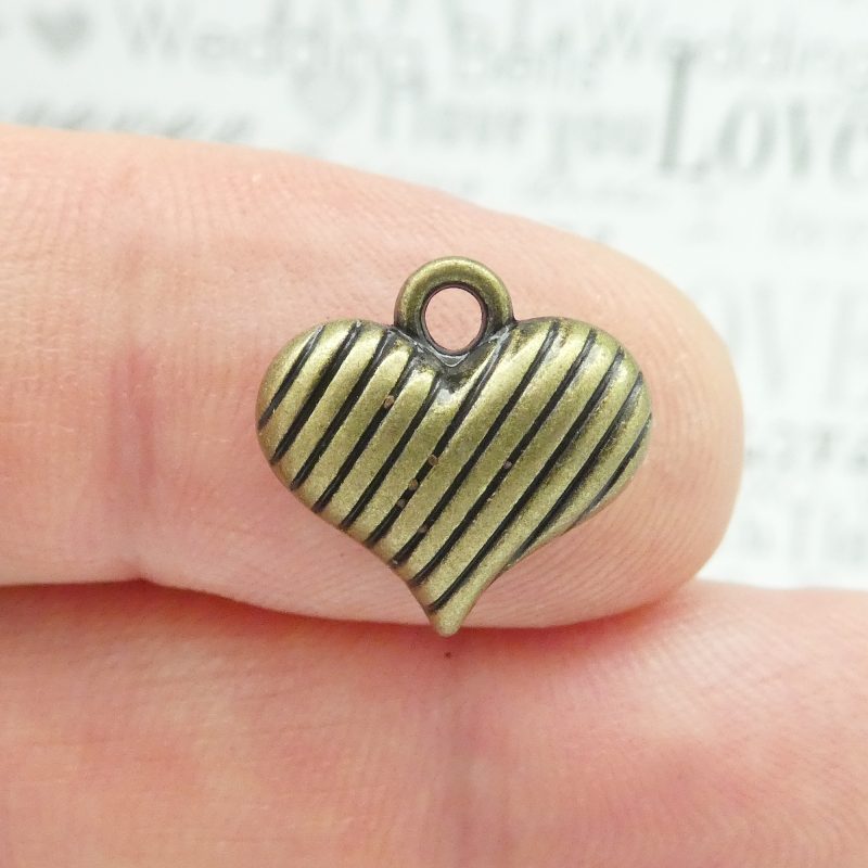 Puffed Heart Charm