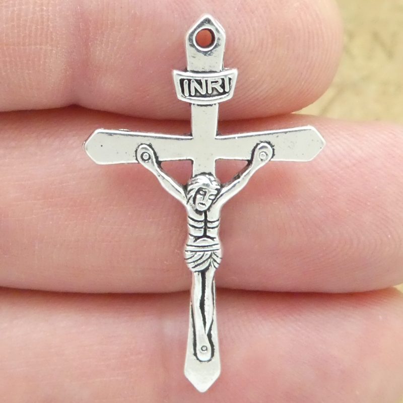 Crucifix Cross Pendants for Jewelry Making
