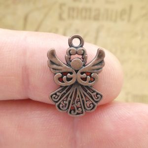Filigree Angel Charms for Jewelry Making