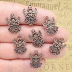 Filigree Angel Charms Wholesale
