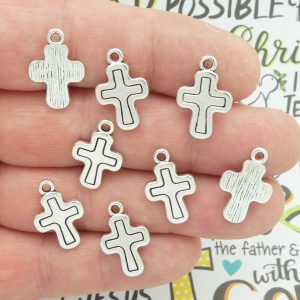 cross charms bulk