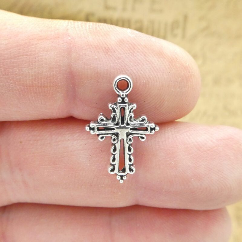small cross charms wholesale