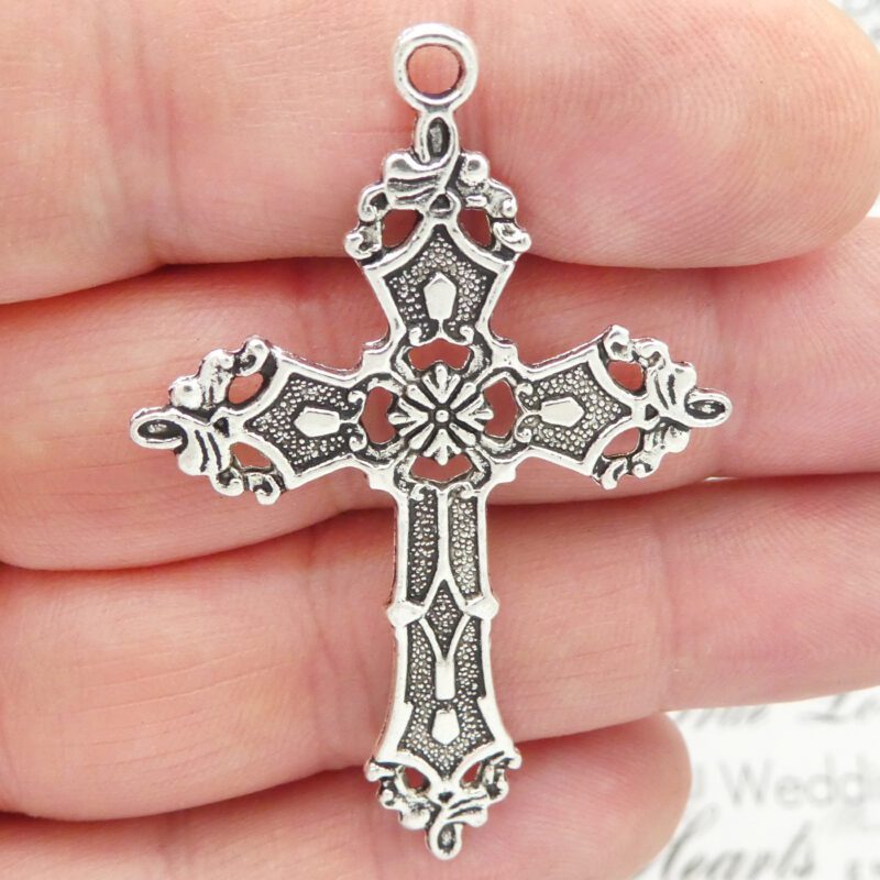 ornate cross pendants for jewelry making