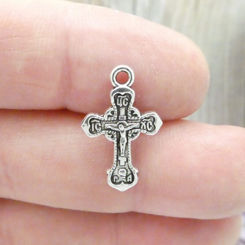 small crucifix charms for rosary making