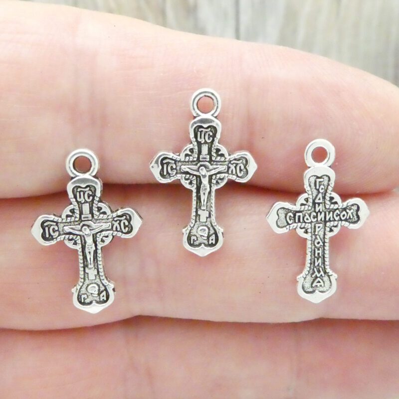 small crucifix charms bulk