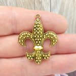 Fleur De Lis Charms for jewelry making