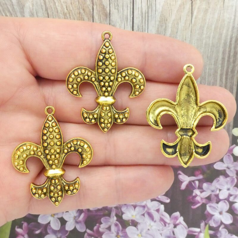 Fleur De Lis Charms bulk