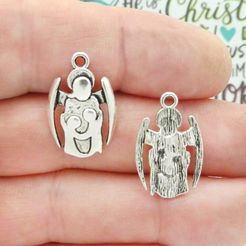 Guardian Angel Charms for Jewelry Making