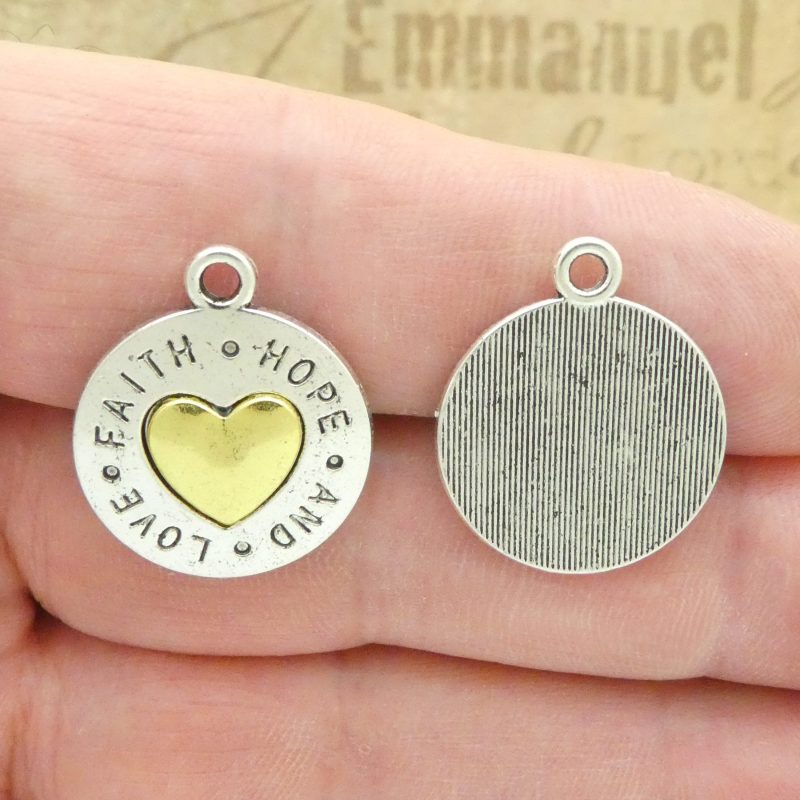 Faith Hope Love Charms Bulk