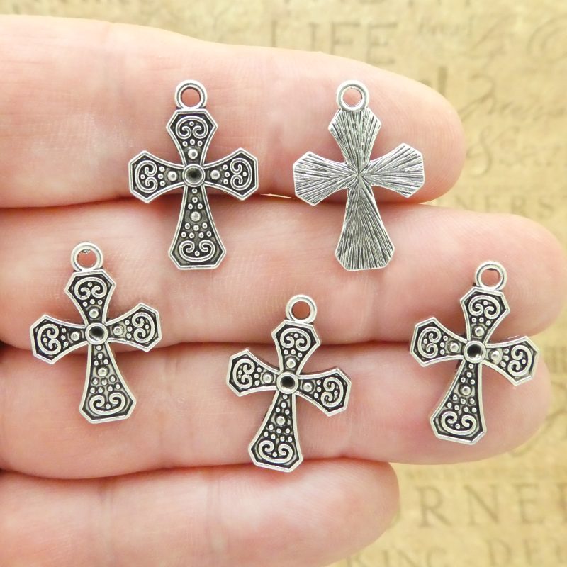 small cross charms wholesale