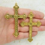 gold cross pendants wholesale