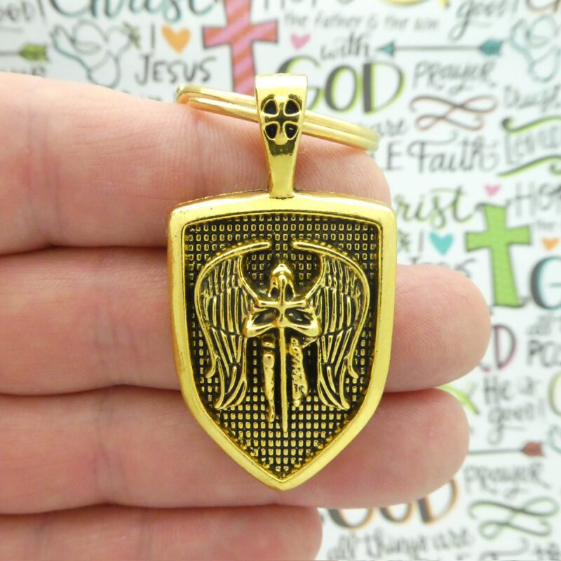 St Michael keychain