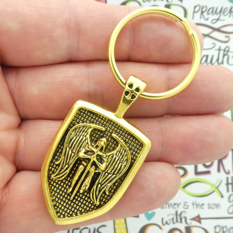 St Michael keychain bulk