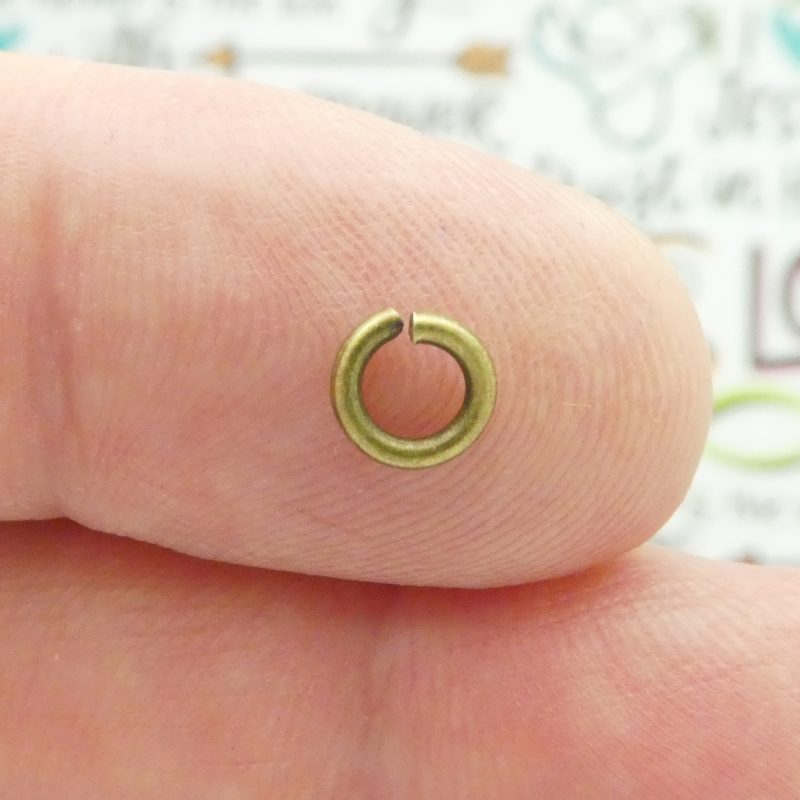 Bronze 6mm jump Ring