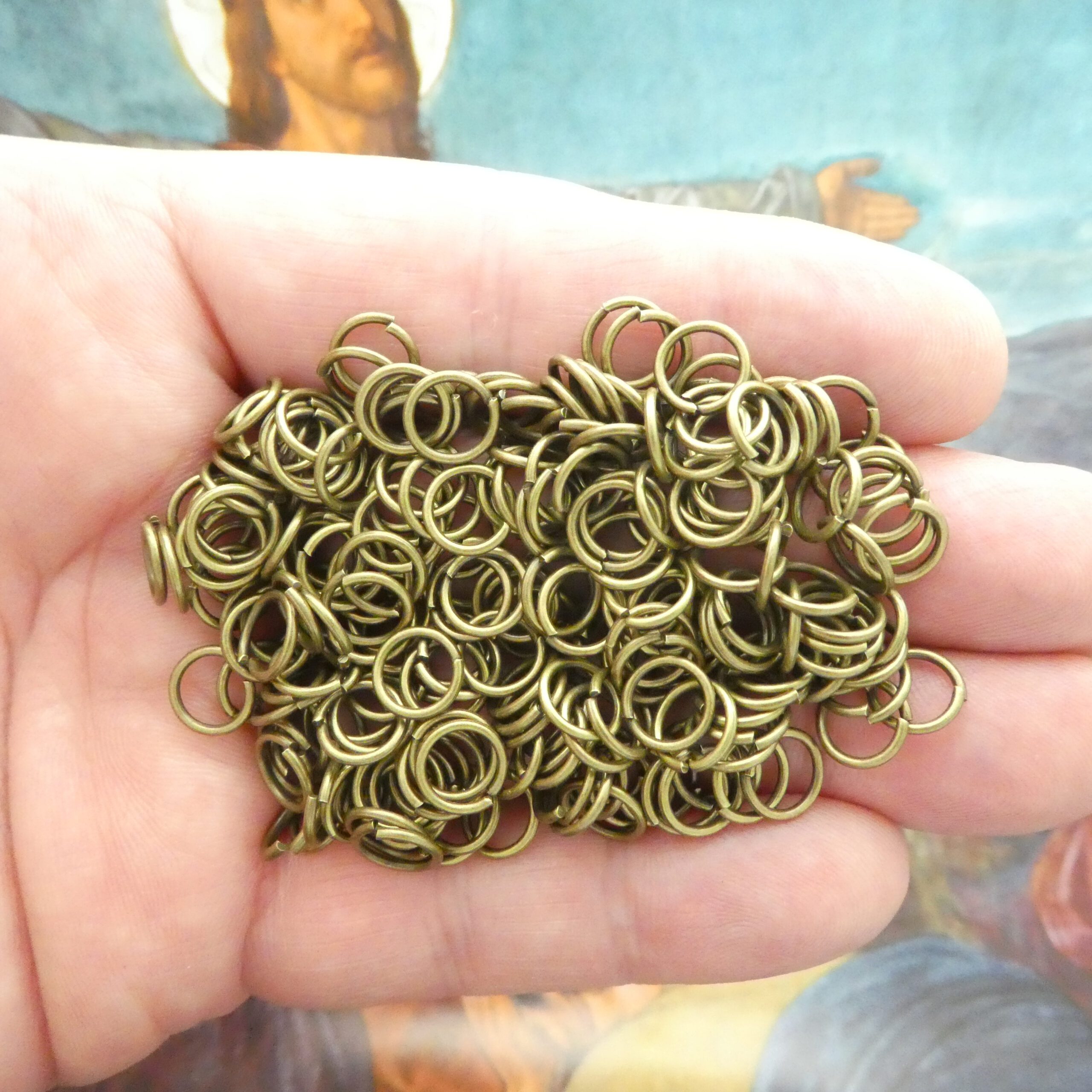 bronze plated jump rings wholesale
