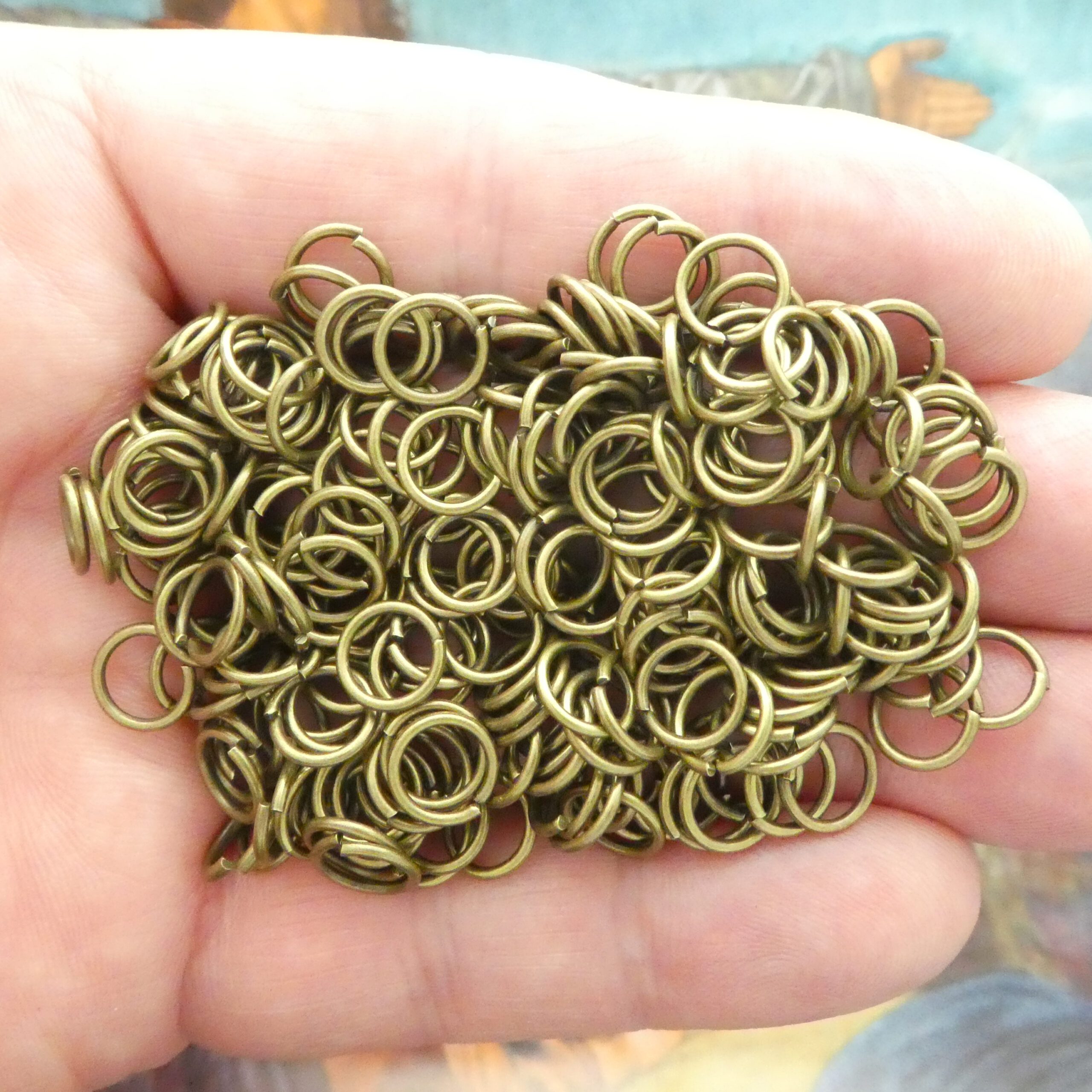 bronze plated jump rings bulk
