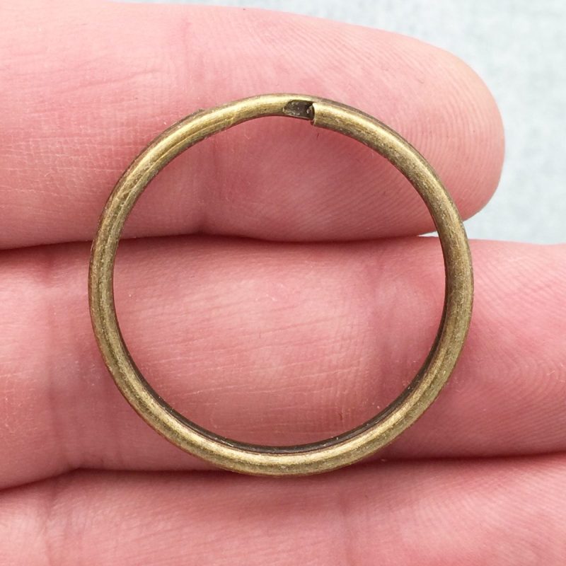 Bronze Split Key Ring