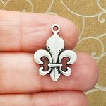 Silver Fleur De Lis Charm