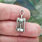6 Wine Corkscrew Charm by TIJC SP0015