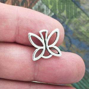 silver butterfly charm