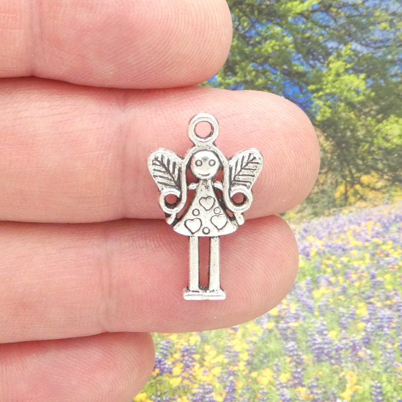 Silver Fairy Charm