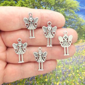 Silver Fairy Charms Bulk