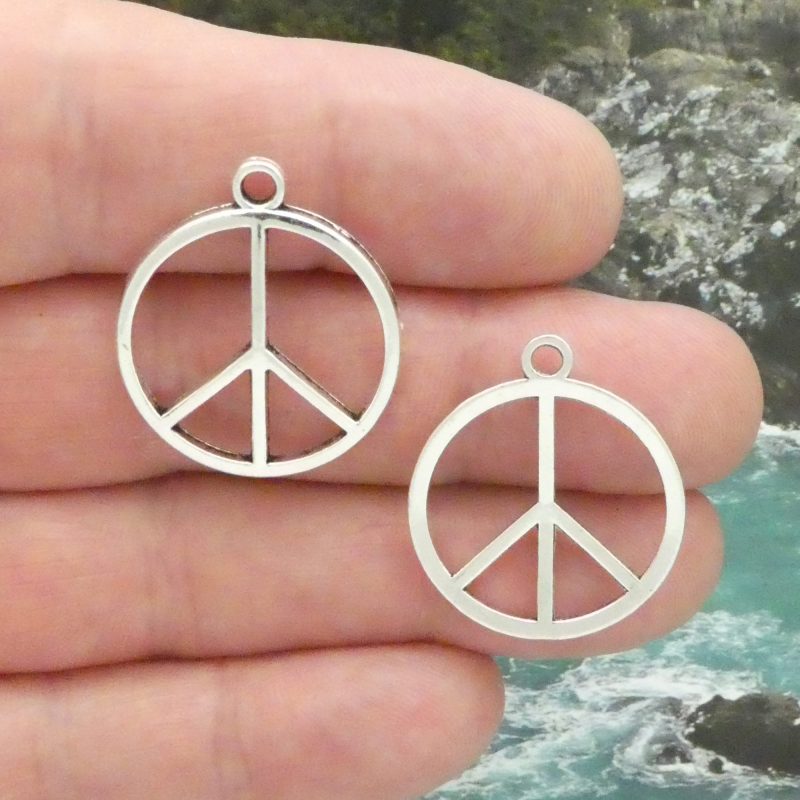 peace sign charms wholesale