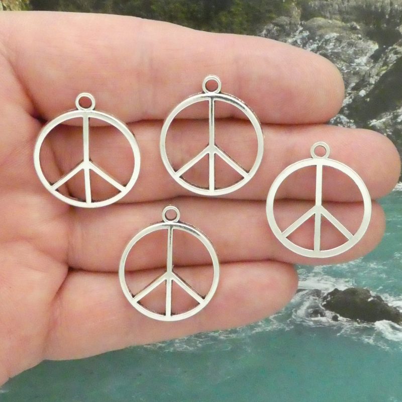 peace sign charms bulk