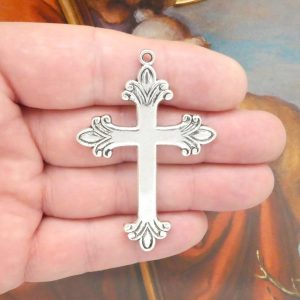 large cross pendants for jewelry making