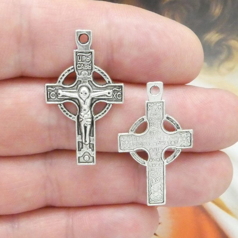 Silver Crucifix Charms Wholesale