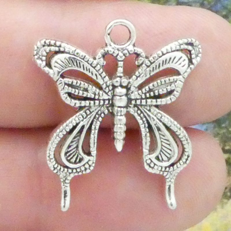 Filigree Butterfly Charm