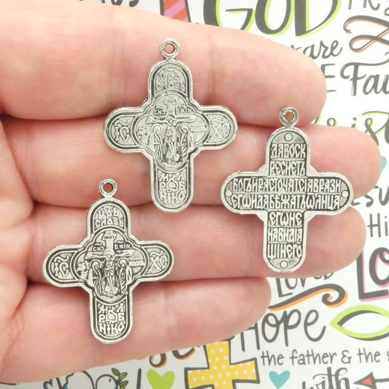 russian orthodox crucifix pendants bulk