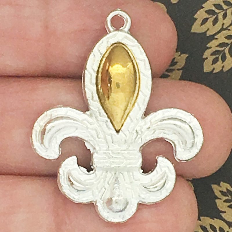 Fleur De Lis Charms for Jewelry Making