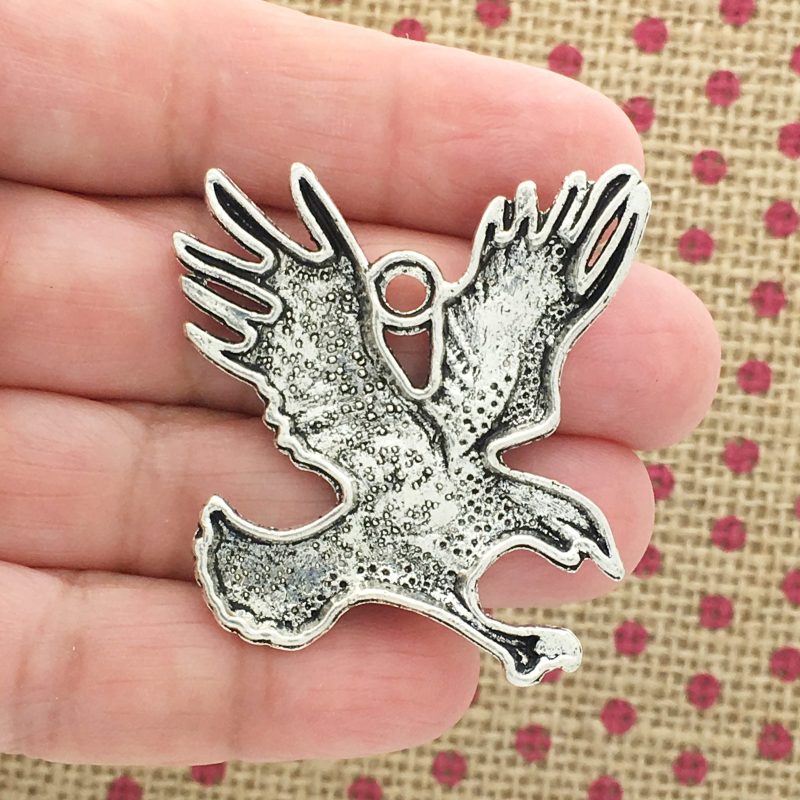 2 Silver Eagle Charm Pendant by TIJC SP0055 - Image 2
