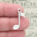 music note charms for jewelry making