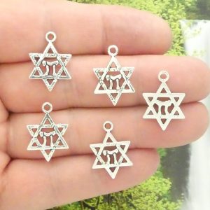 Star of David Charms Bulk
