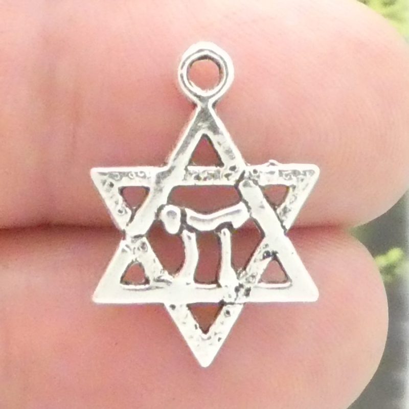 Star of David Charms for Jewelry Making