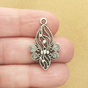 Silver Fleur de Lis Charm