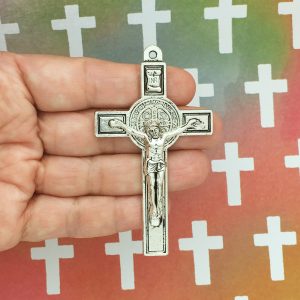 crucifix with st benedict medal bulk