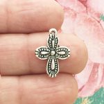 Small Cross Charms for Bracelets