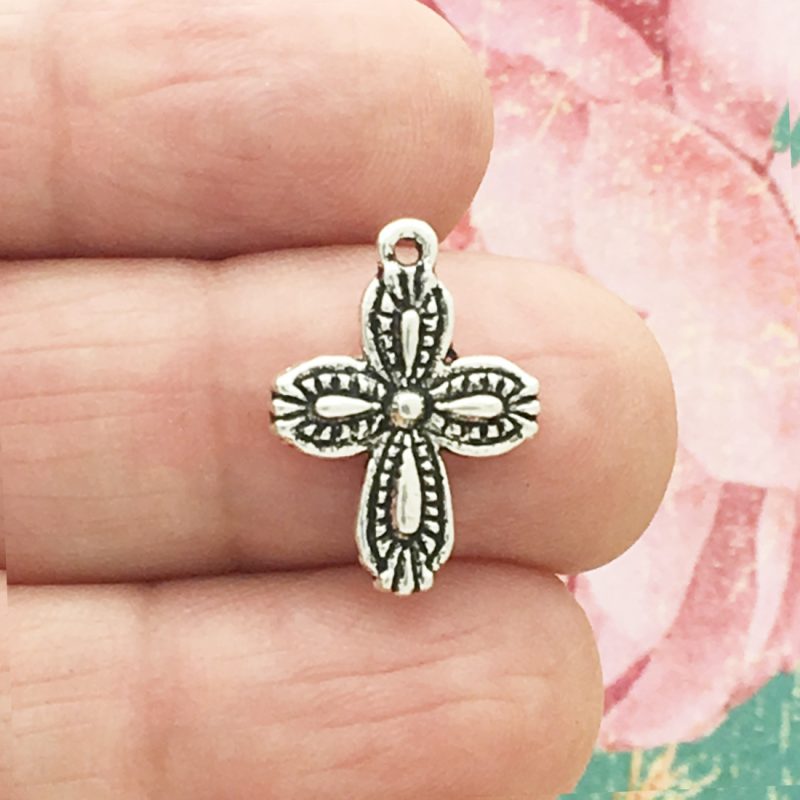 Small Cross Charms for Bracelets