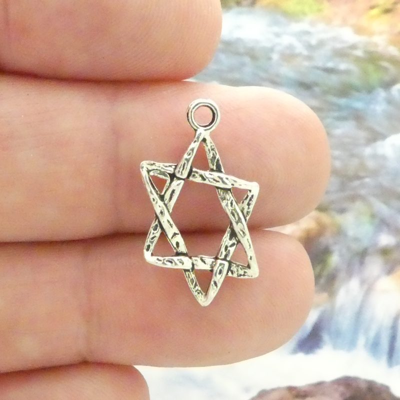 Star of David Charms for Bracelets