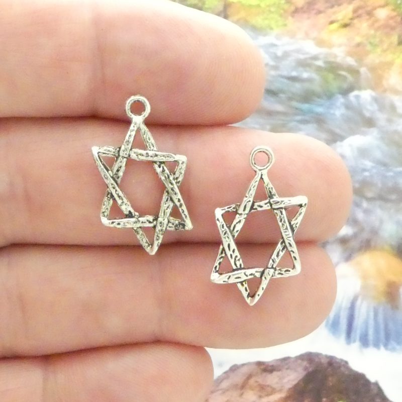 Star of David Charms Bulk