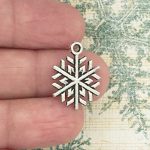 snowflake charm