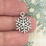 snowflake charms for jewelry making