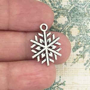 snowflake charms for jewelry making