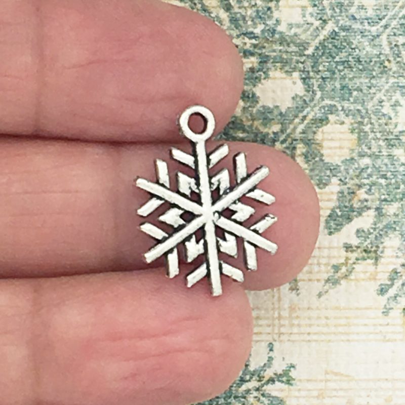 snowflake charms for jewelry making