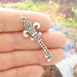 Fleur De Lis Key Charm