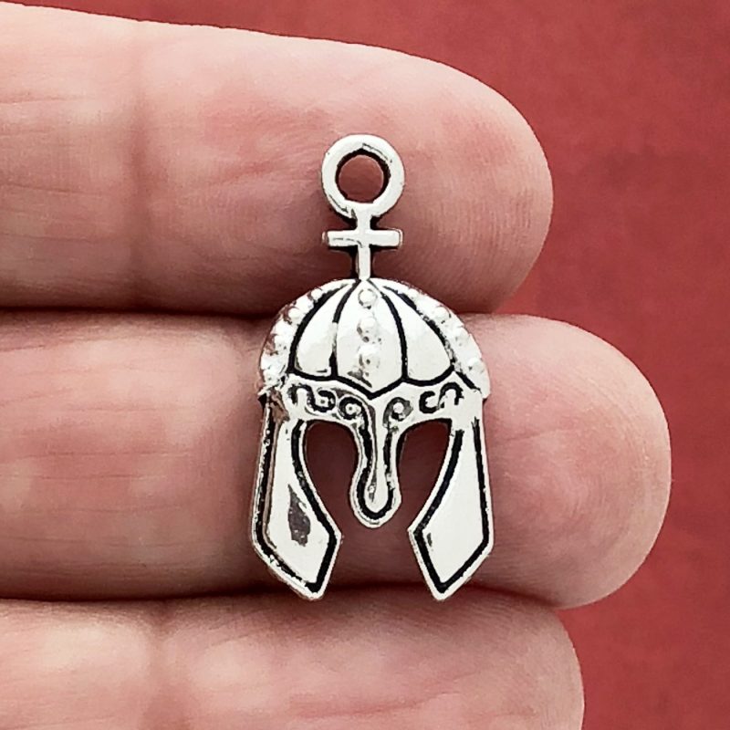 spartan helmet charms bulk